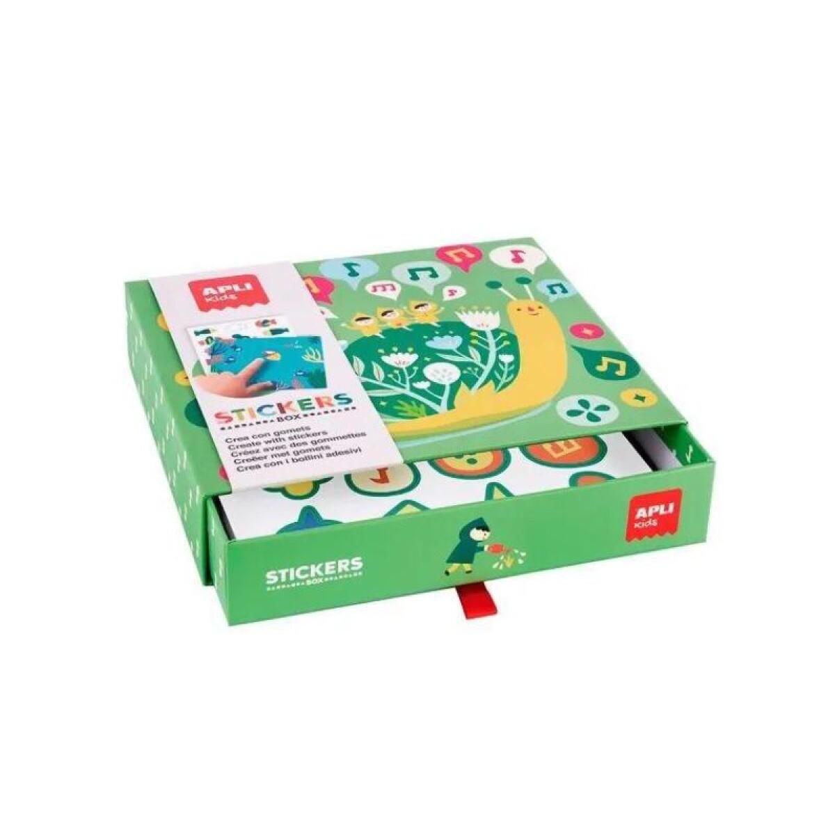 Juego APLI stickers box Geomets 