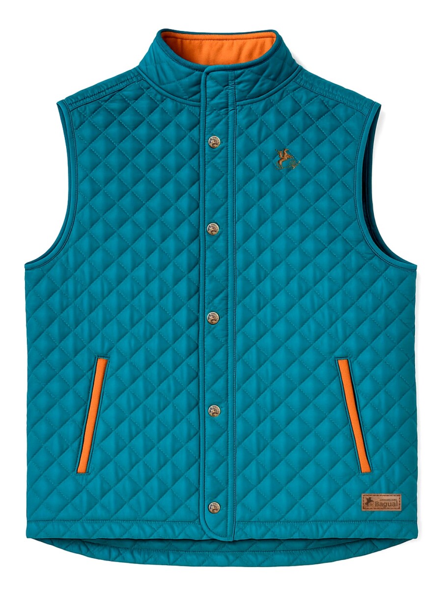 Chaleco Capitoneado de Hombre Ecuestre - Turqueza 2 