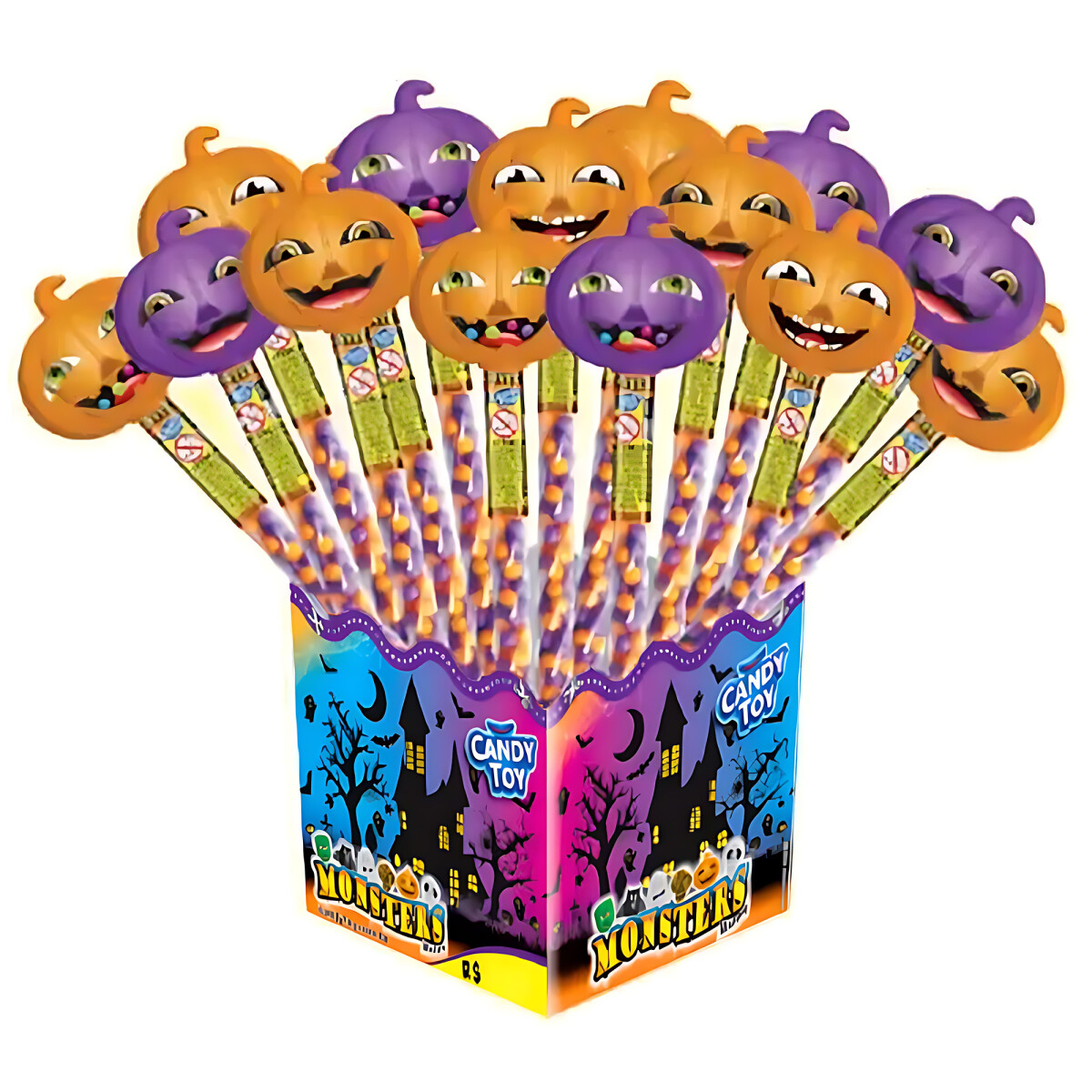 PASTILLAS CANDY TOY 15grs 20 unidades - Calabaza 