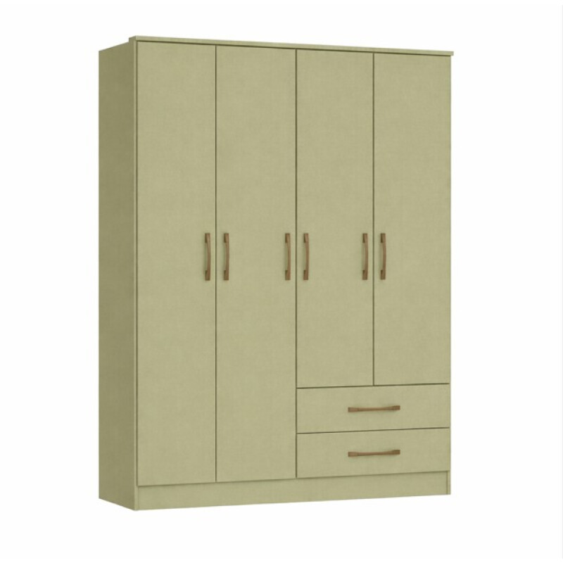 Ropero Armario de 4 Puertas TOKIO PISTACHO