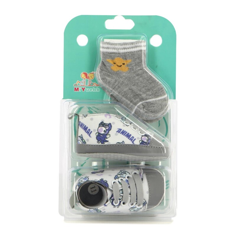 Angus Zapato Bebe Casual Niña Gris