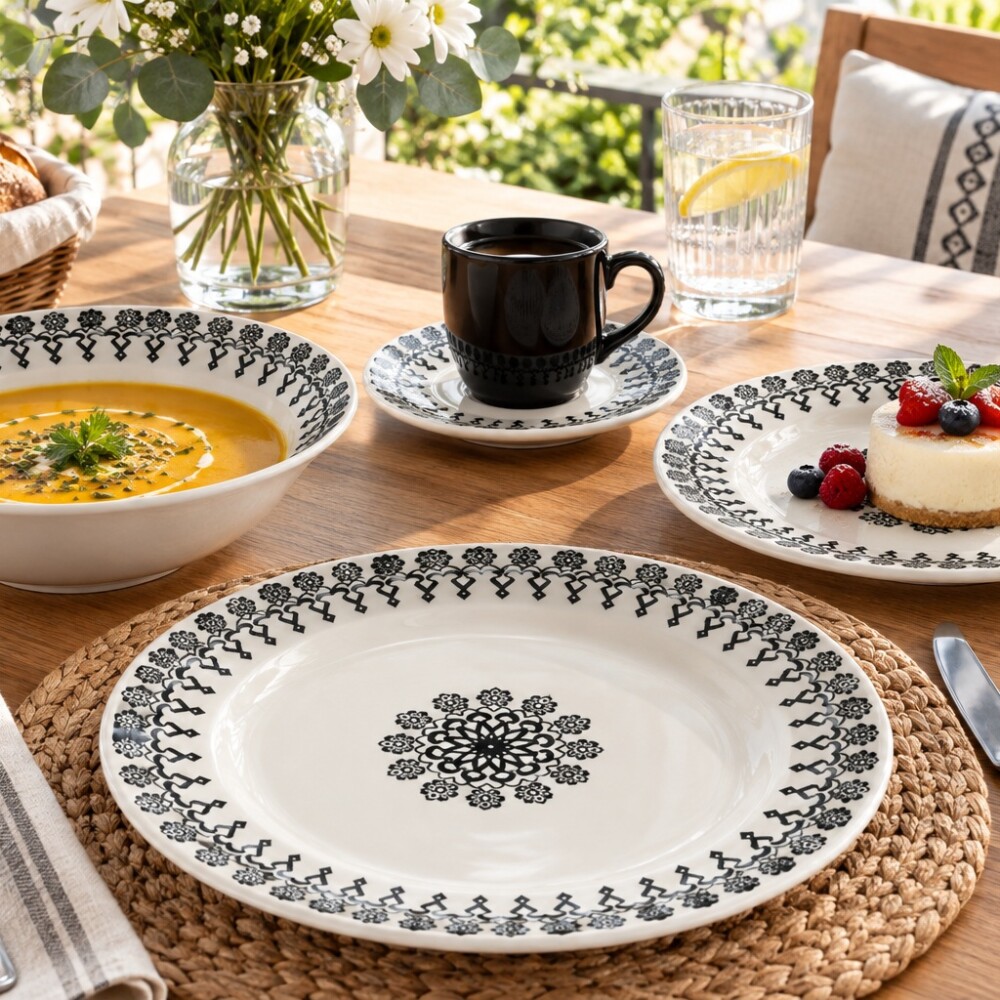 Plato llano Folk 24 cm BIONA Plato llano Folk 24 cm BIONA