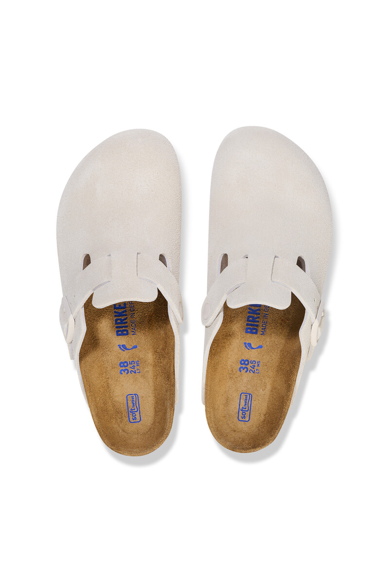 Zueco Boston Sfb Leve Antique - Estrecho White