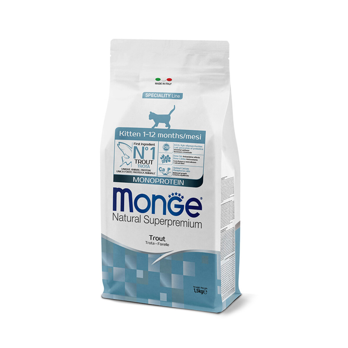 Monge Kitten Monoprotein Trucha 1,5 kgs 