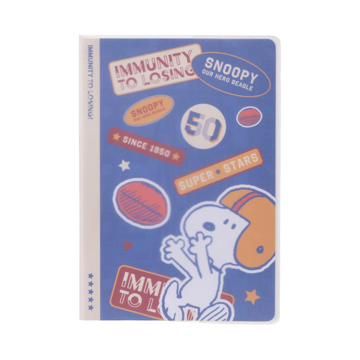 Cuaderno Snoopy A - azul 