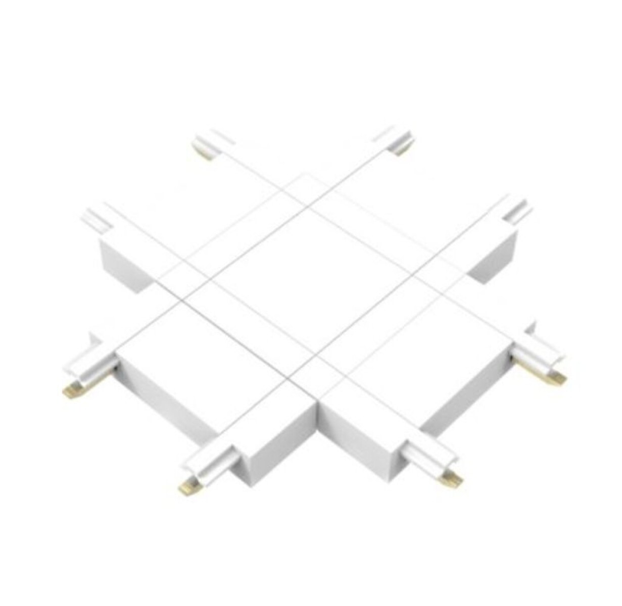 UNION 4 BLANCO PARA RIEL MAGNETICO 