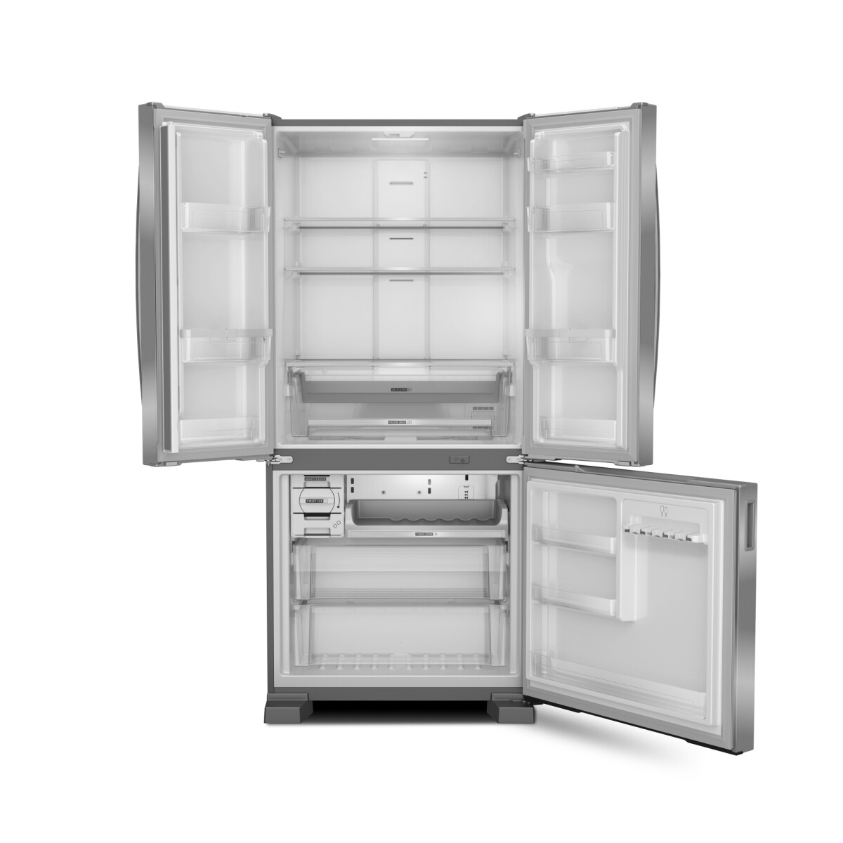 Heladera Whirlpool WE085AKDWX 592L No Frost Inverter Ub - PLATA 