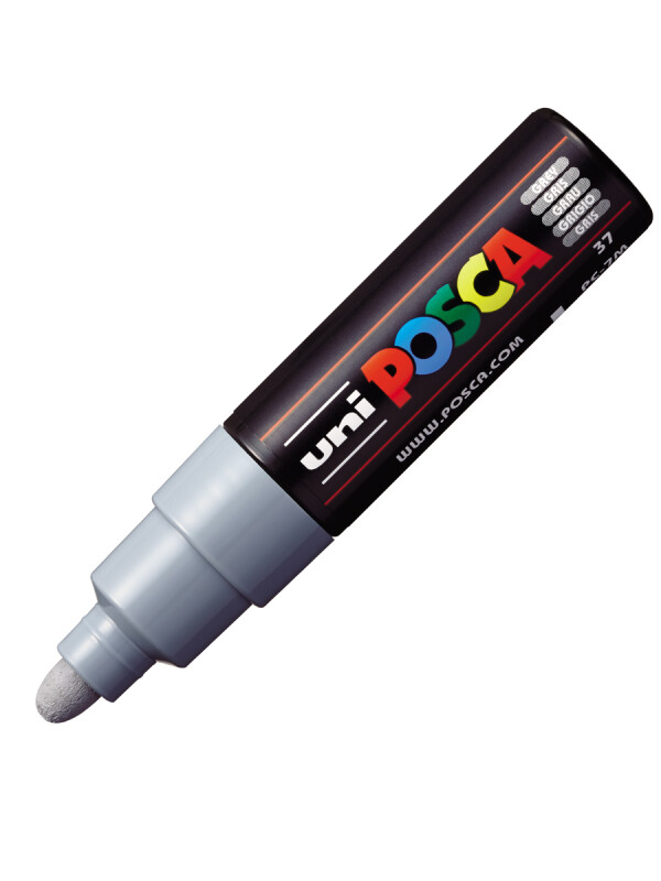 MARCADOR UNI POSCA 5 MM GRIS N/A