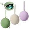 Porta chupete pod de Silicona con cierre beige