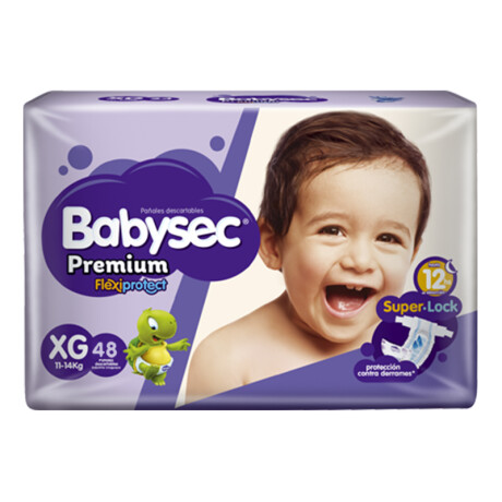 Pañales de Bebé BABYSEC Premium Talle XG x48 Pañales de Bebé BABYSEC Premium Talle XG x48