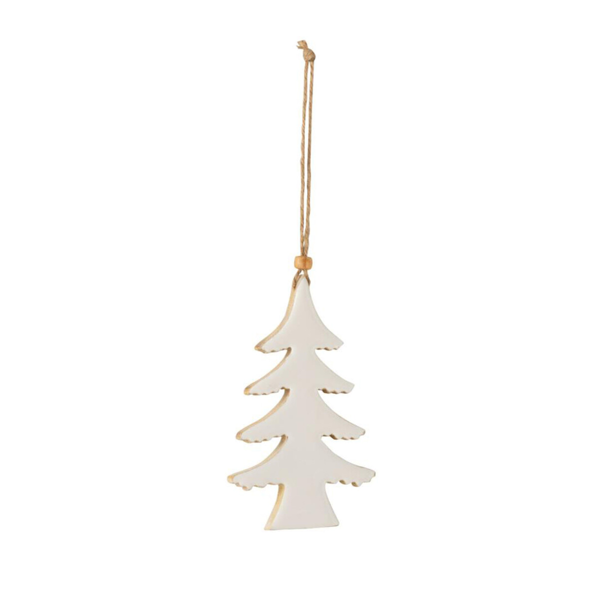 COLGANTE ÁRBOL NAVIDAD - MADERA BLANCO 15901 