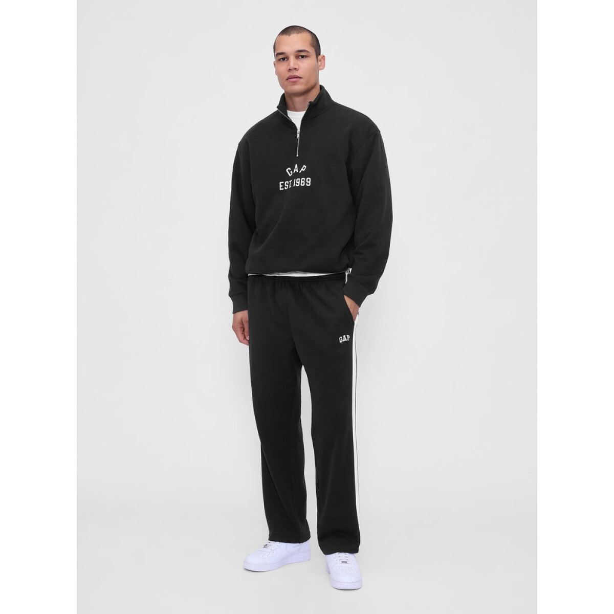 J - FM LOGO TRACK PANT - MOONLESS NIGHT 