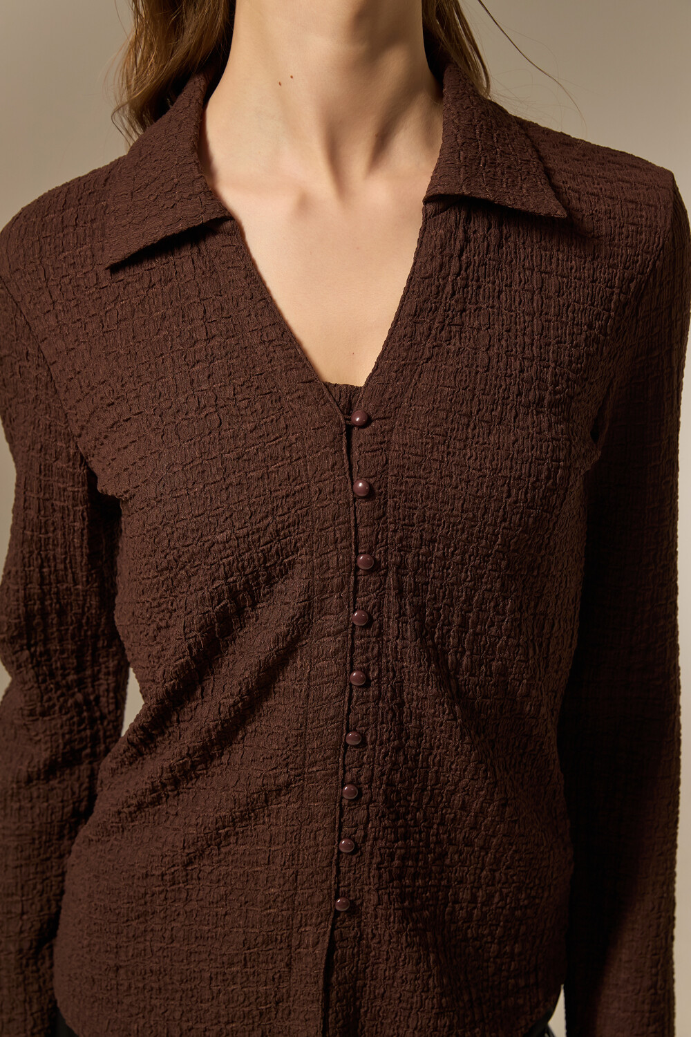 Camisa Hesme Chocolate