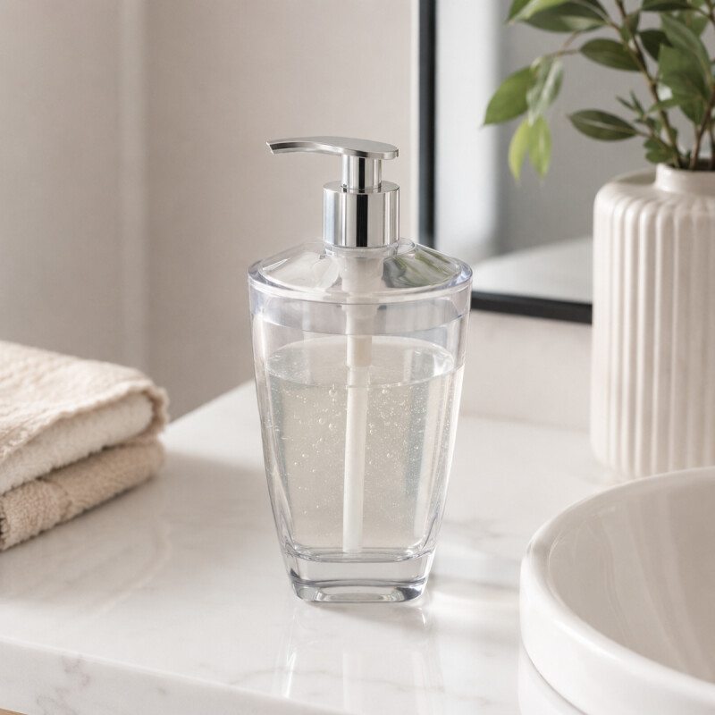 Dispensador de jabon TRANSPARENTE