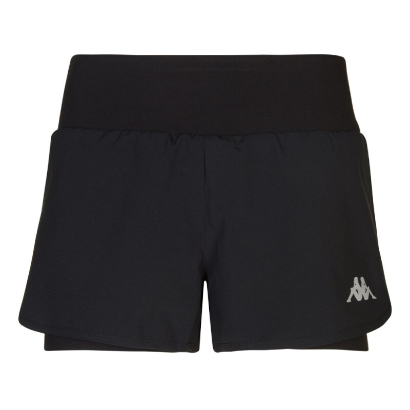 Short Training Kappa Falza Mujer Black