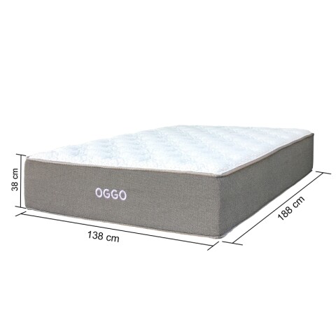 Colchón NEW LONDON -2 Plazas – Mixto Espuma Resortes Pocket – Firmeza Intermedia – 138x188x38 cm – Soporta 130 kg - 3 AÑOS Colchón NEW LONDON -2 Plazas – Mixto Espuma Resortes Pocket – Firmeza Intermedia – 138x188x38 cm – Soporta 130 kg - 3 AÑOS