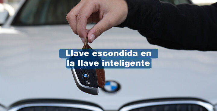 Llave escondida en la llave inteligente