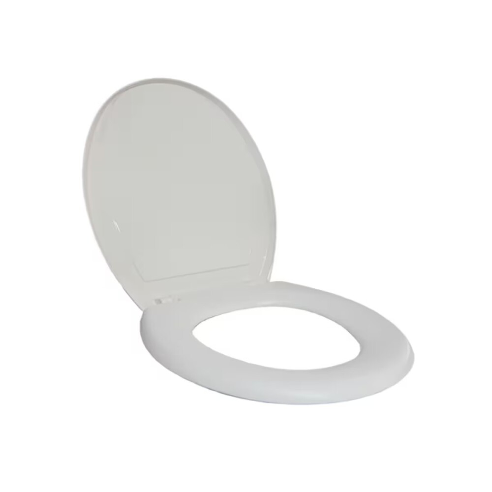 Tapa inodoro Oval plástica acolchada Blanca Tapa Inodoro Oval Plástica Acolchada Blanca