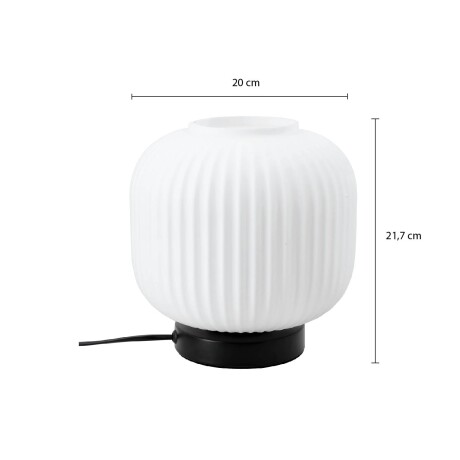 LUMINARIA DE MESA PIRCE SMALL Luminaria de Mesa Pirce Small Negra