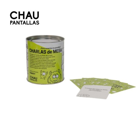 Juego Charlas de Mesa Chau Pantallas 001