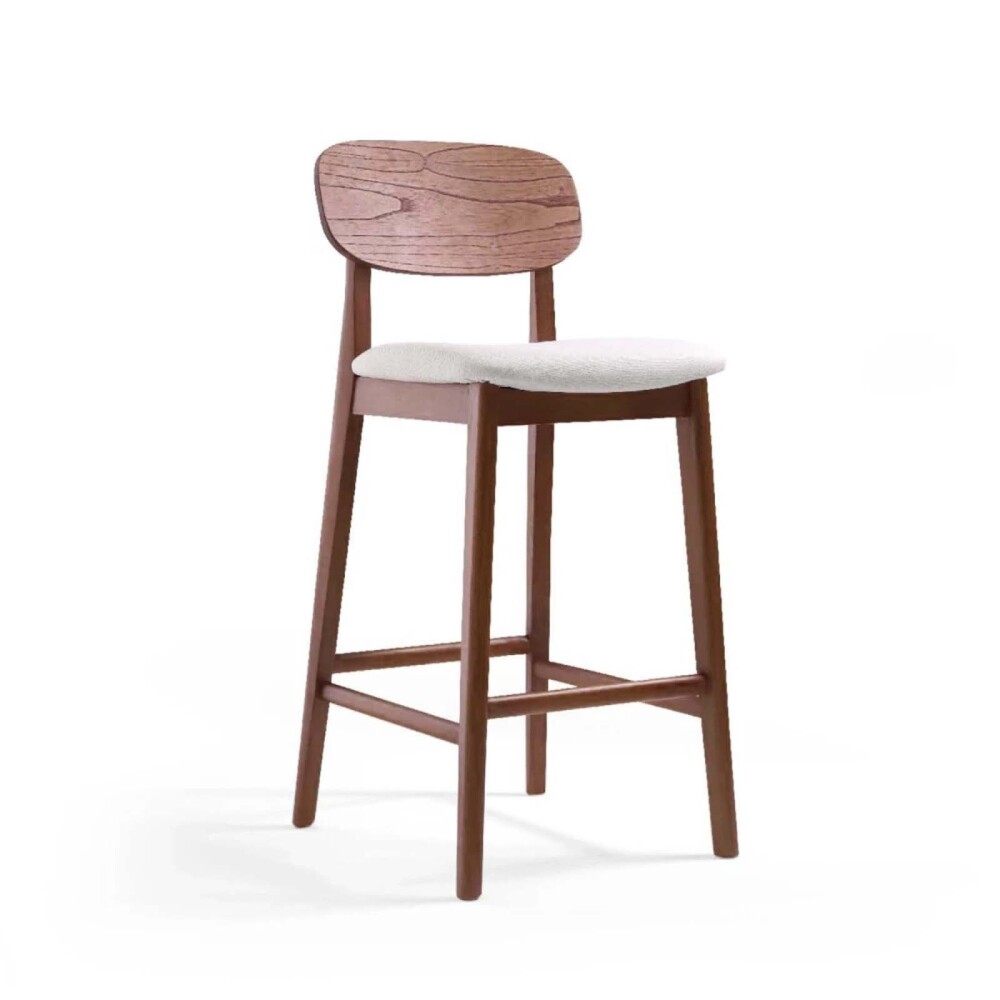 BUTACA BAR MADERA MARRON ONIX NEW