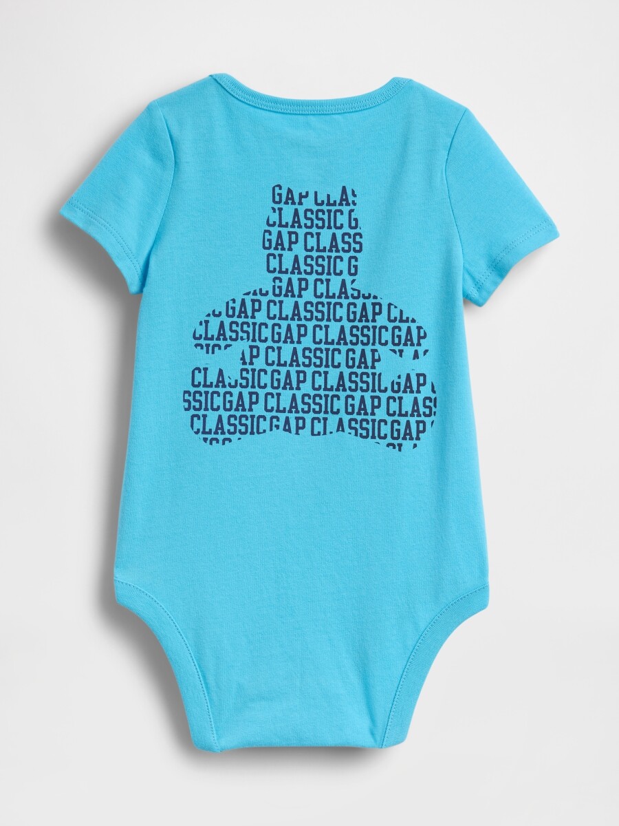 Body Oso Brannan Bebé - Aquarius 16-4530 Tcx 