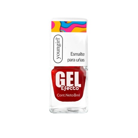 ESMALTE PARA UÑAS EFECTO GEL YOUNGIRL 8ML NUMERO 28- ROJO ESMALTE PARA UÑAS EFECTO GEL YOUNGIRL 8ML NUMERO 28- ROJO