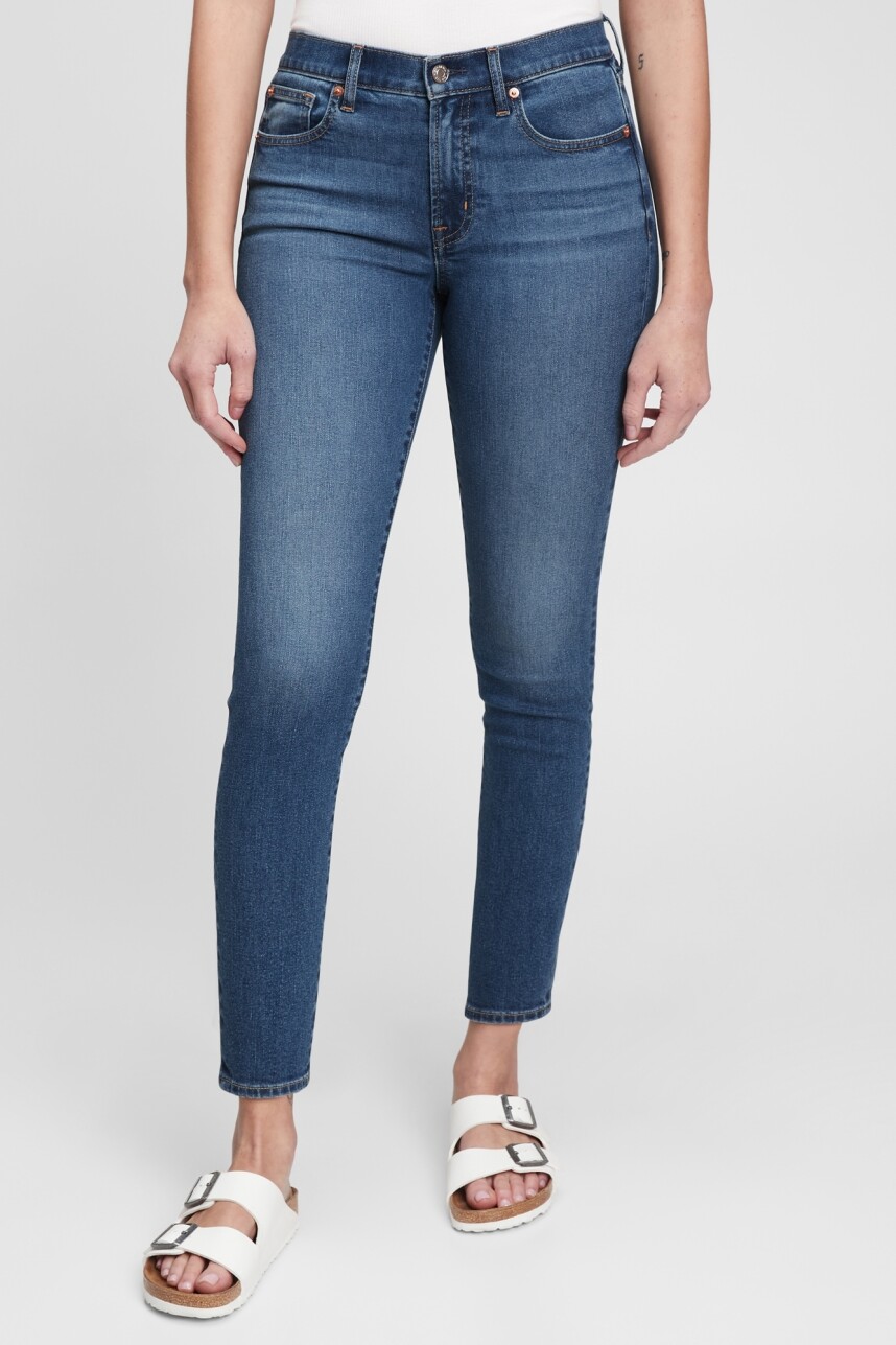 Jean True Skinny Mujer Medium Indigo 8