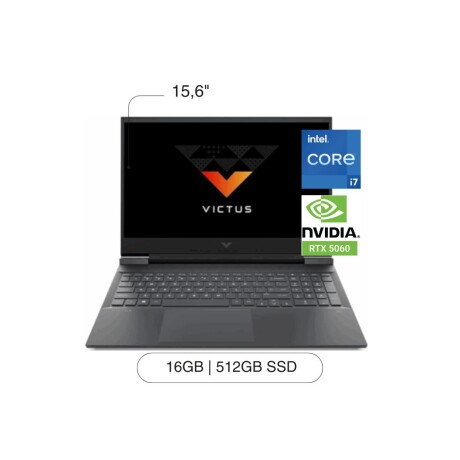 Notebook HP Victus 15-FA2787NR 15,6' FHD 512GB/16GB RAM I7-13620H RTX5060 Notebook HP Victus 15-FA2787NR 15,6' FHD 512GB/16GB RAM I7-13620H RTX5060