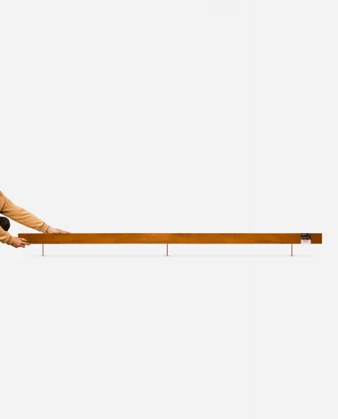Fleje Separador 7cm x 2.4m - Acero Corten 2mm
