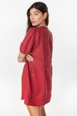 Vestido Poppy Terracota