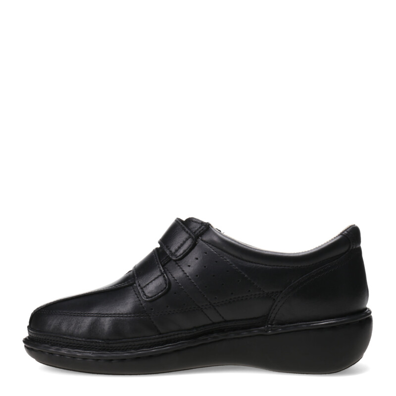 Zapatos de Mujer Lombardino casual Diabetic Negro