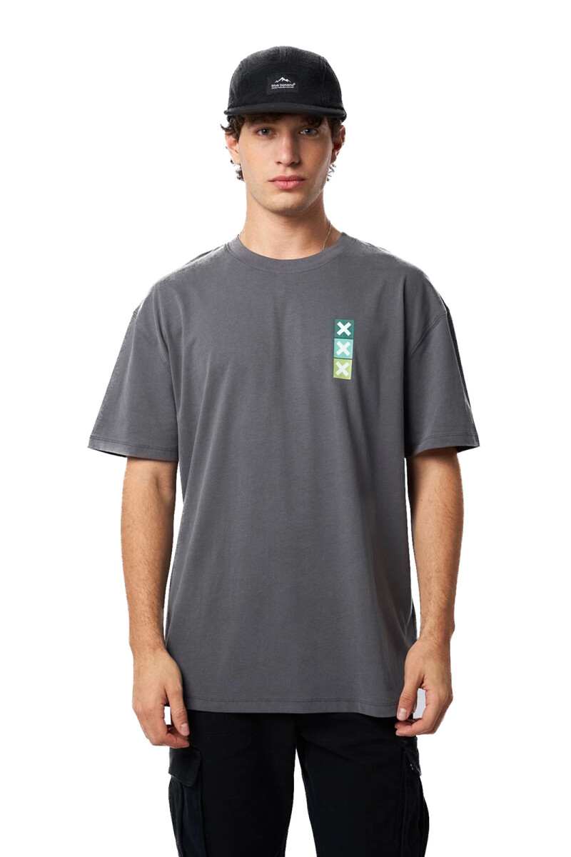 Camiseta Blue Banana Square Ash