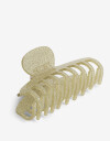 Broche Glitter Broche Maxi Acrilico Con Glitter. - Dorado