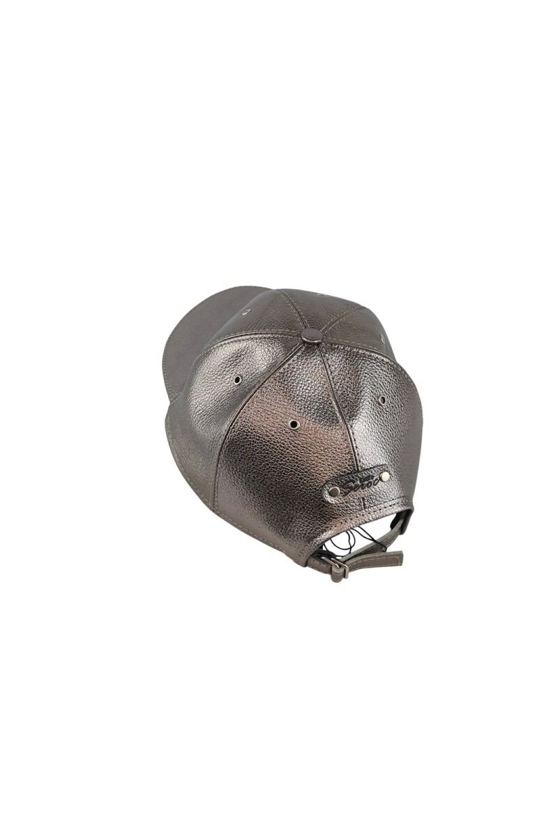 Gorro de cuero tipo beisbol Peltre