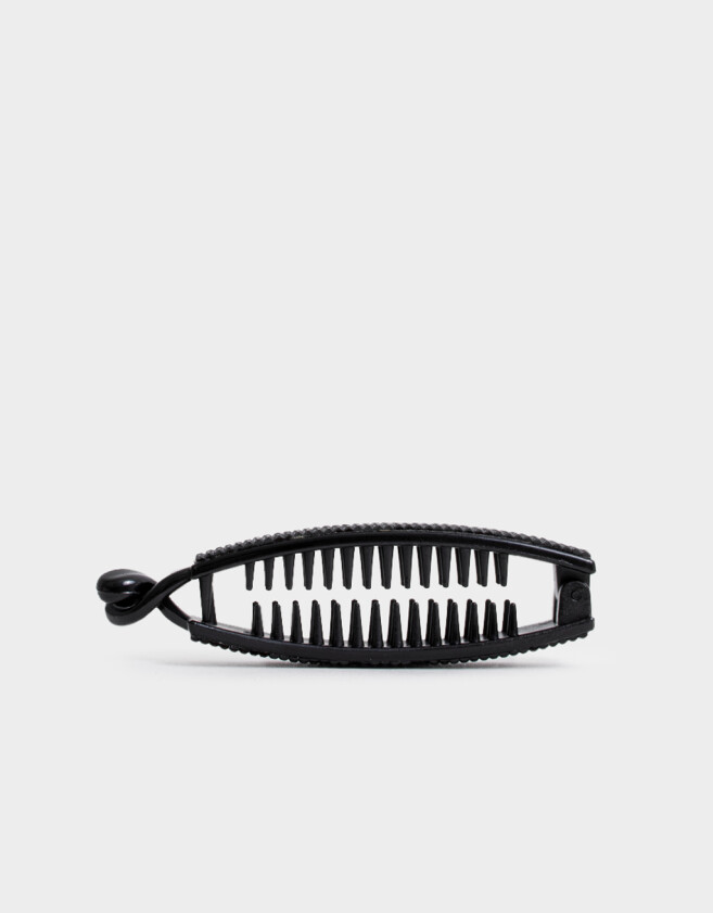 Bananas Classic Broche Banana Strass - Negro