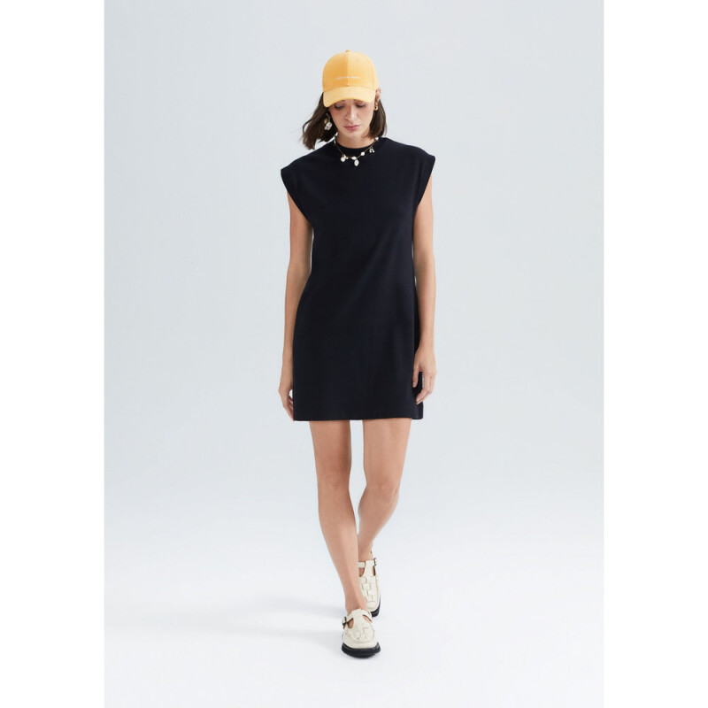 VESTIDO CURTO FEM NEGRO