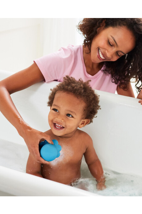 Cepillo Masajeador Dispensador de Shampoo Para El Baño Del Bebé 0
