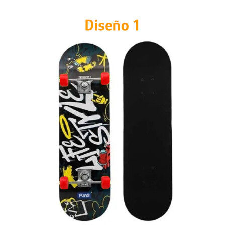 Skate Varios Estampas 78x20Cm Princip/Interm Jovenes/Adultos Skate Varios Estampas 78x20cm Princip/interm Jovenes/adultos