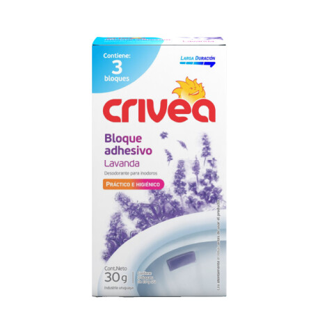 BLOQUE ADHESIVO LAVANDA CRIVEA FRESH 30 GR BLOQUE ADHESIVO LAVANDA CRIVEA FRESH 30 GR