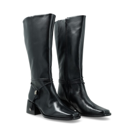 BOTA VENET - CUERO INFANTI NEGRO