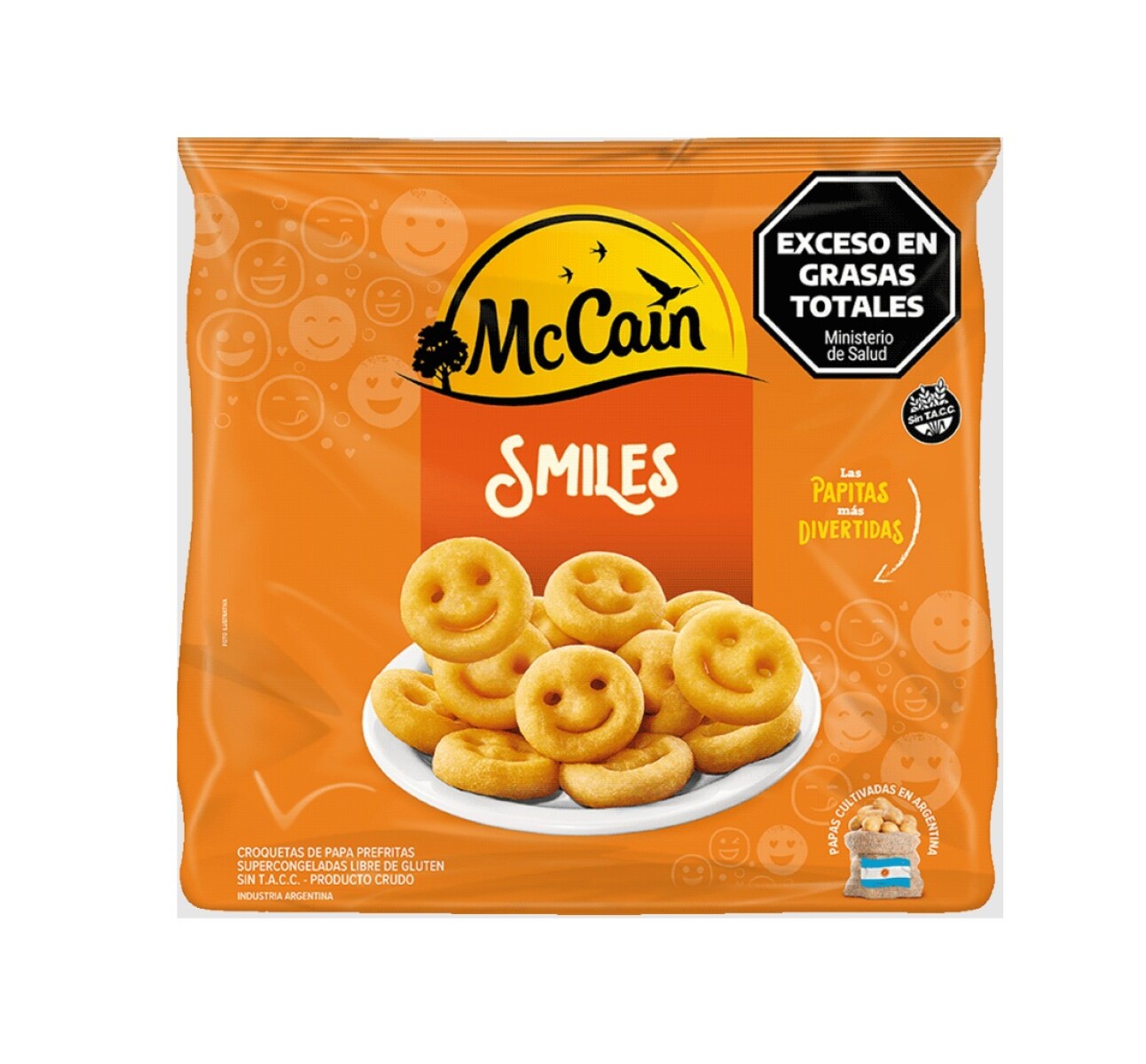 PAPAS SMILES MCCAIN 700GR 