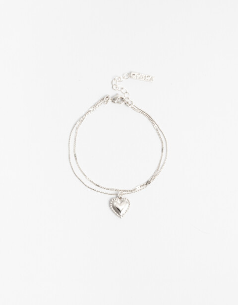 Pulseras Flexibles Metal Pulseras - Plateado