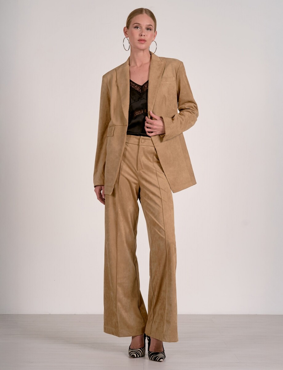 Blazer Suede Bls - Beige 