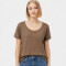 Remera Cordata Taupe / Mink / Vison