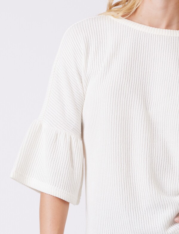 Buzo Manga Amplia CRUDO