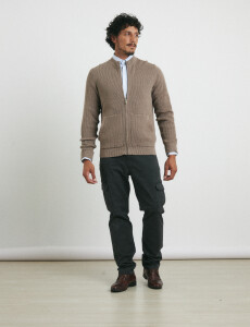 470453 CARDIGAN HARRY Tostado