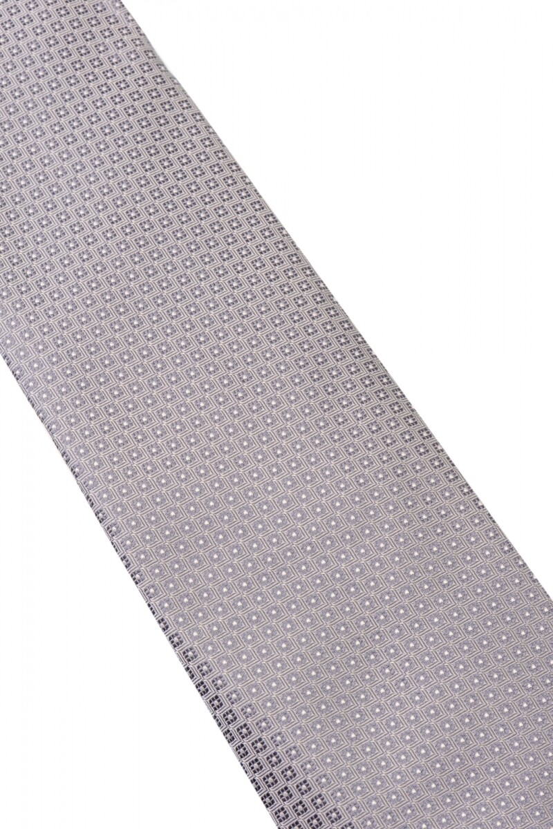 Corbata con pañuelo 8 cm GRAFITO