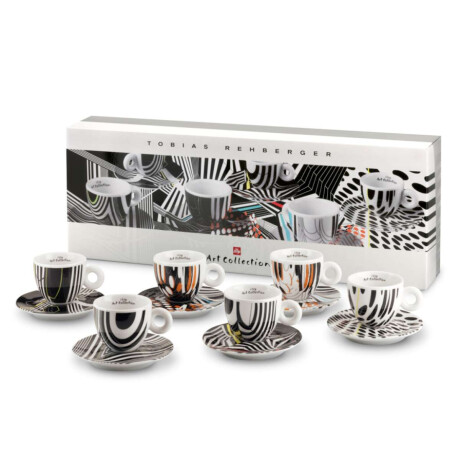 Set De 6 Tazas Para Espresso Rehberger Illy Art Collection