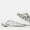 Flat Summer En Efecto Cuero PVC Metalizado